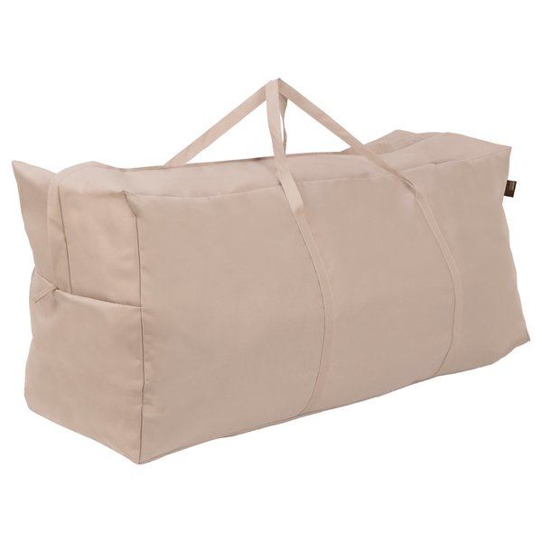 Modern Leisure Chalet Patio Cushion & Cover Storage Bag, 45.5 in. L x 13.75 in. W x 2 in. H, Beige 2933